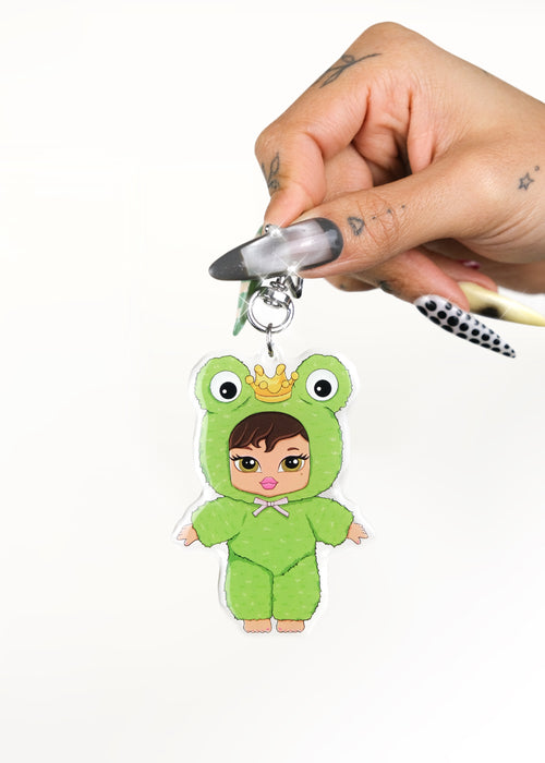Froggy Star Charm Keychain