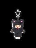 Kitty Star Charm Keychain